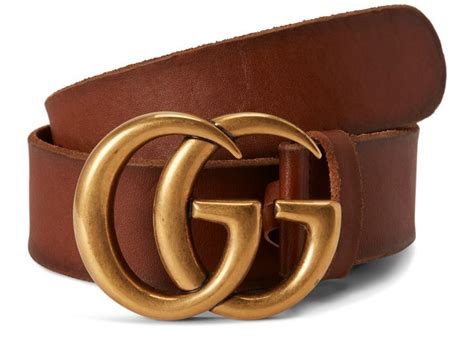 brown imitation gucci belt